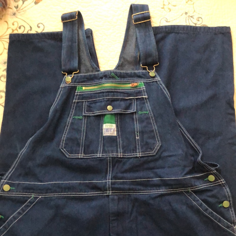 Liberty Denim Bib Overalls 46x30